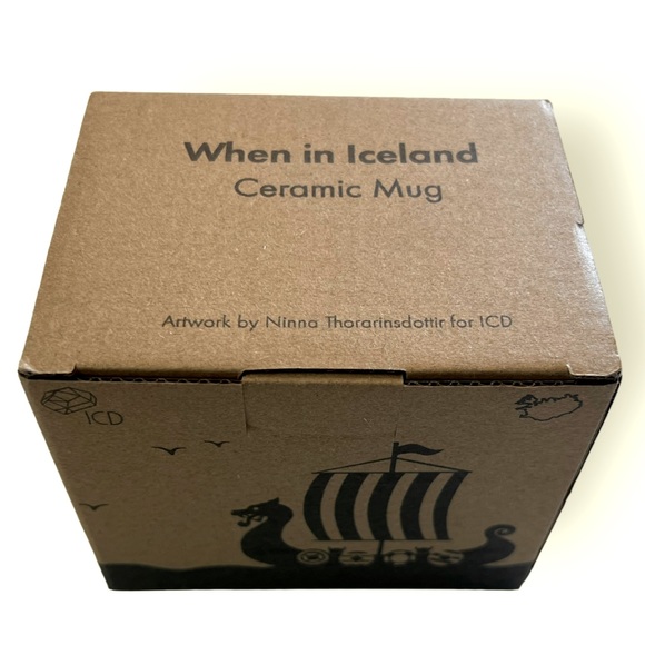 Collectible Beautiful designed coffee mug imported from ICELAND🇮🇸Souvenir New - Picture 7 of 12